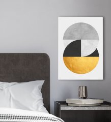 BK Gift Yatak Odası Konseptli Kanvas Tablo 30x50cm-21