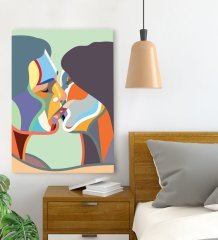 BK Gift Yatak Odası Konseptli Kanvas Tablo 70x100cm-20