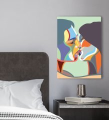 BK Gift Yatak Odası Konseptli Kanvas Tablo 30x50cm-20