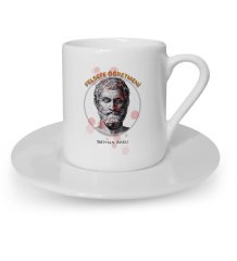 Kişiye Özel Felsefe Öğretmeni Türk Kahvesi Fincanı - 2