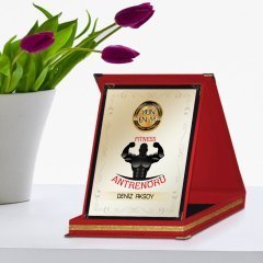 Kişiye Özel Yılın En İyi Fitness Antrenörü Kırmızı Plaket Ödülü - 3