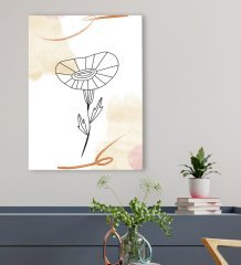 BK Gift Otel Odası Konseptli Kanvas Tablo 50x70cm-91