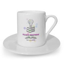 Kişiye Özel Felsefe Öğretmeni Türk Kahvesi Fincanı - 1