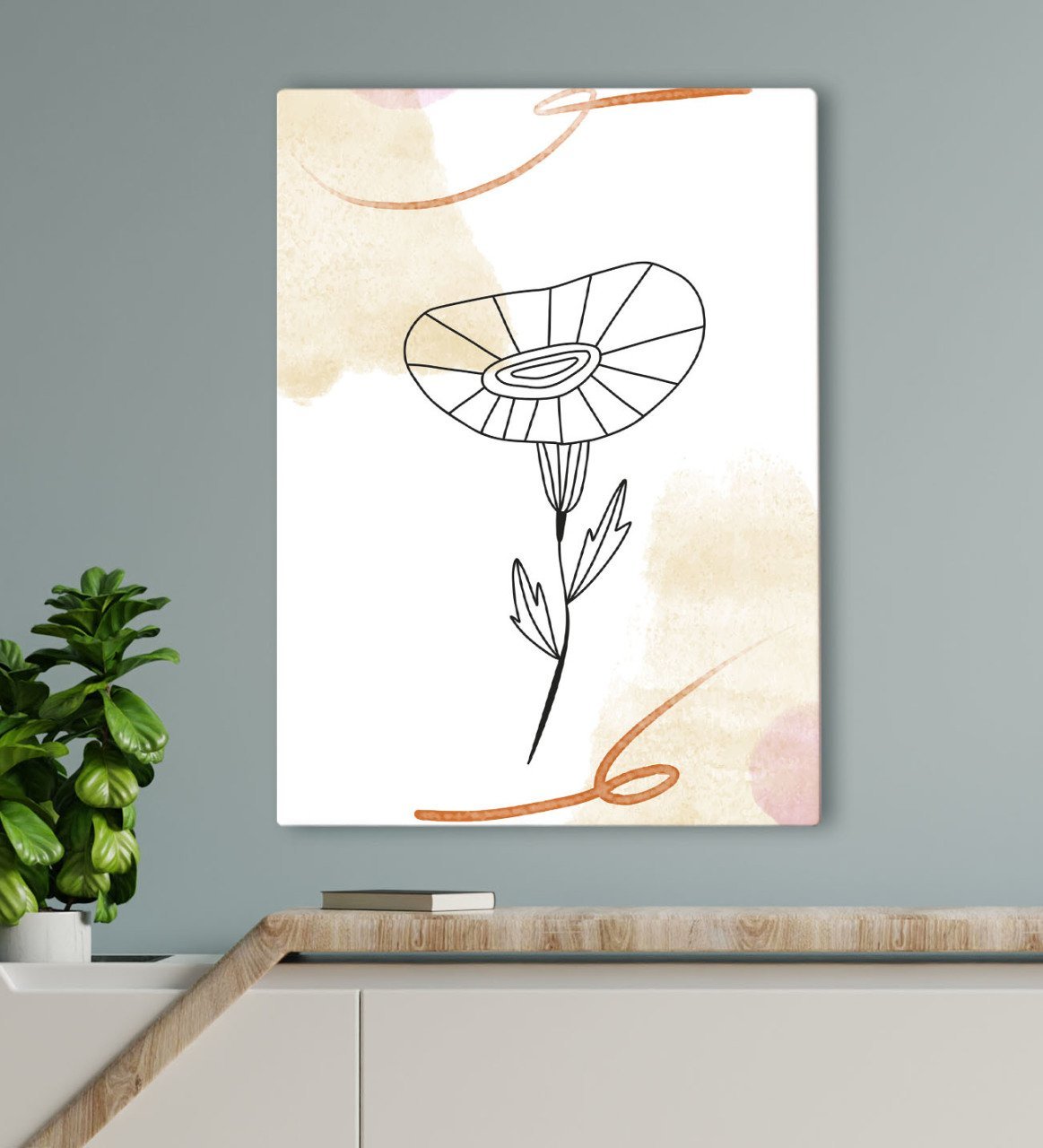 BK Gift Otel Odası Konseptli Kanvas Tablo 70x100cm-91