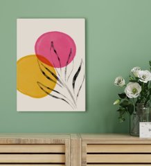 BK Gift Otel Odası Konseptli Kanvas Tablo 30x50cm-90