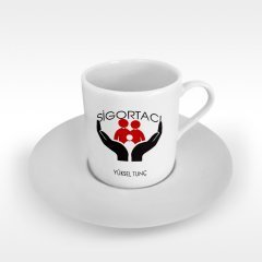 Kişiye Özel Mesleki Sigortacı Türk Kahvesi Fincanı