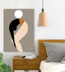 BK Gift Yatak Odası Konseptli Kanvas Tablo 70x100cm-18