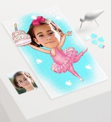 Kişiye Özel Çocuk Doğum Günü Karikatür 240 Parça A3 Puzzle - 1