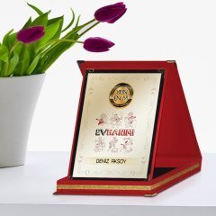 Kişiye Özel Yılın En İyi Ev Hanımı Kırmızı Plaket Ödülü - 2