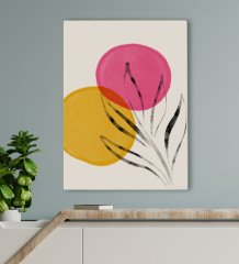 BK Gift Otel Odası Konseptli Kanvas Tablo 70x100cm-90