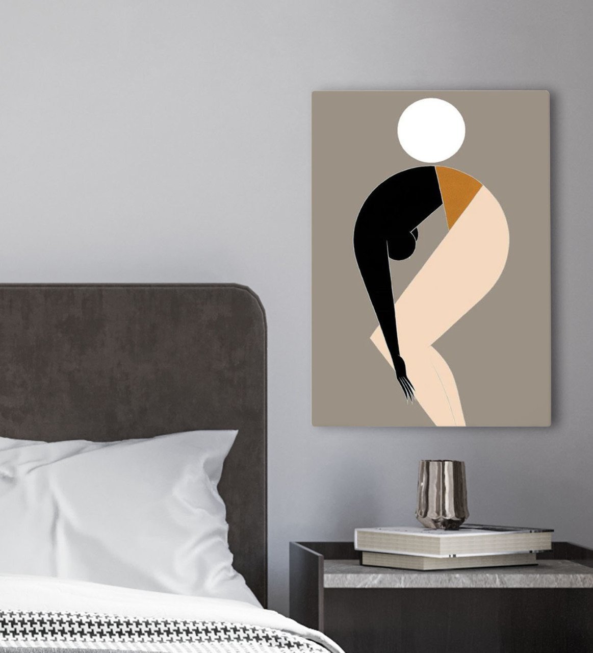 BK Gift Yatak Odası Konseptli Kanvas Tablo 30x50cm-18
