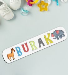 BK Toys Çocuklara Özel İsimli Ahşap Eğitici Yapboz Puzzle-3