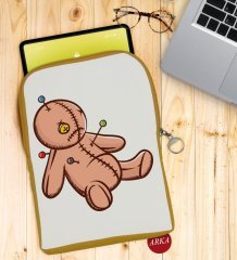 BK Gift Oyuncak Tasarımlı Taşınabilir Koruyucu Tablet Kılıfı & Organizer Çanta - Sarı-1