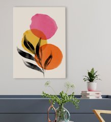 BK Gift Otel Odası Konseptli Kanvas Tablo 50x70cm-89
