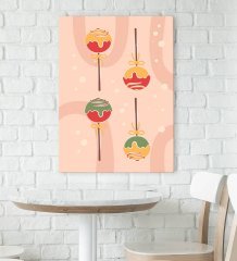 BK Gift Cafe & Bar & Restaurant Konseptli Kanvas Tablo 70x100cm-86