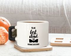 BK Gift Kişiye Özel İsimli Siyah Kulplu Çay & Kahve Fincanı-7, Arkadaşa Hediye, Sevgiliye Hediye