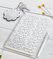 Kişiye Özel İsimli Beyaz Defter Kalem Ve Anahtarlık Hediye Seti-28