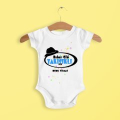 Kişiye Özel Babası Gibi Yakışıklı Tasarımlı Erkek Bebek Zıbın - 1