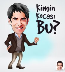 Kişiye Özel Erkek Kimin Kocası Bu Tasarımlı Dijital Karikatür-1