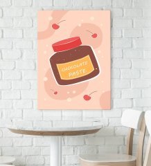 BK Gift Cafe & Bar & Restaurant Konseptli Kanvas Tablo 70x100cm-85