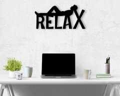 BK Home Relax Ahşap Duvar Süsü