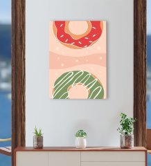 BK Gift Cafe & Bar & Restaurant Konseptli Kanvas Tablo 30x50cm-84