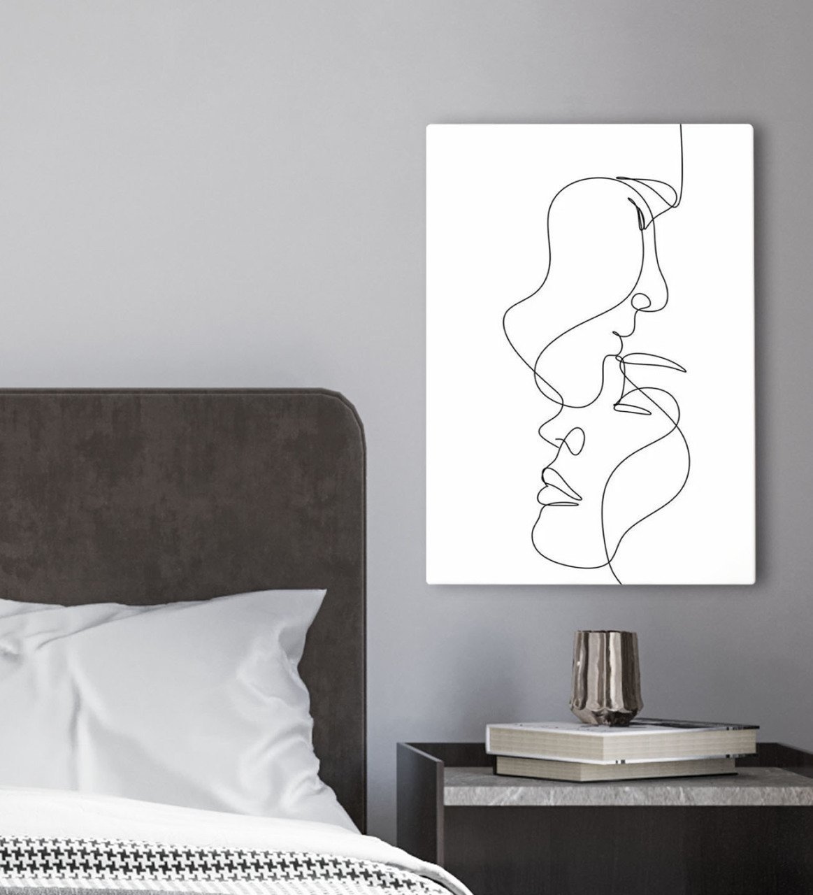 BK Gift Yatak Odası Konseptli Kanvas Tablo 30x50cm-15