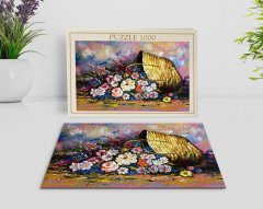 BK Home Yağlıboya Tasarımlı 1000 Parça Profesyonel Puzzle-25