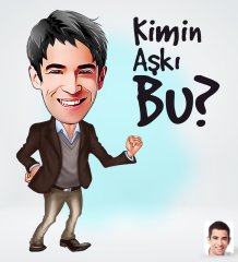 Kişiye Özel Erkek Kimin Aşkı Bu Tasarımlı Dijital Karikatür-1