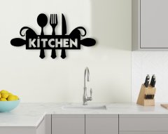 BK Home Kitchen Ahşap Duvar Süsü