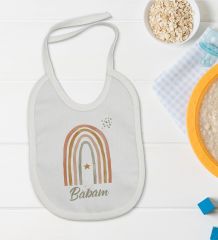 BK Kids Babam Tasarımlı Bebek Body Zıbın ve Mama Önlüğü Hediye Seti - Model 1