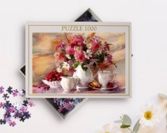 BK Home Yağlıboya Tasarımlı 1000 Parça Profesyonel Puzzle-23