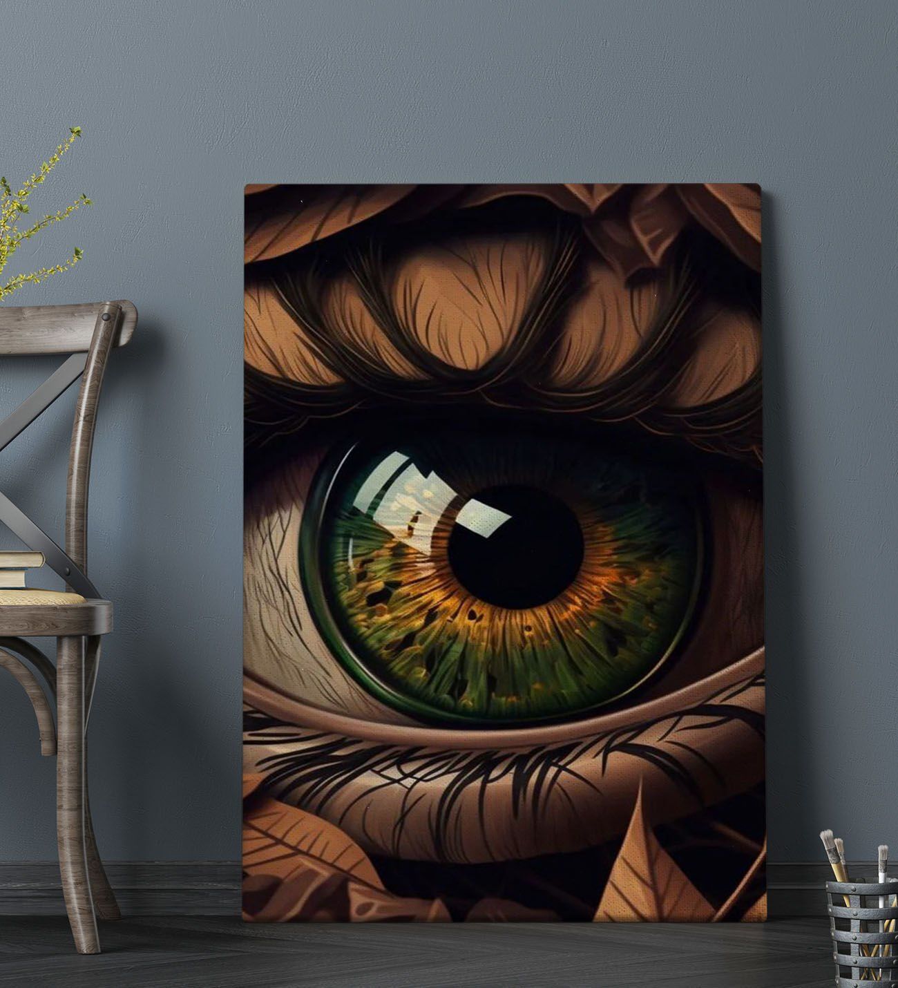 BK Gift Fantastic Tasarımlı Kanvas Tablo-48 30x50cm Ev Dekorasyonu, Ev Hediyesi