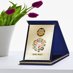 Kişiye Özel Yılın En İyi Çocuk Gelişimi Öğretmeni Lacivert Plaket Ödülü - 1