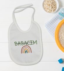 BK Kids Babalar Günü Tasarımlı Bebek Body Zıbın ve Mama Önlüğü Hediye Seti - Model 1