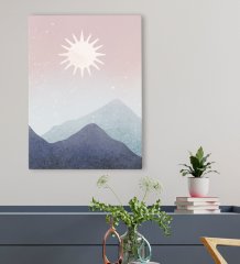 BK Gift Otel Odası Konseptli Kanvas Tablo 50x70cm-84