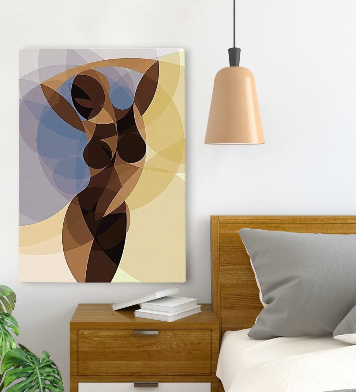 BK Gift Yatak Odası Konseptli Kanvas Tablo 70x100cm-12