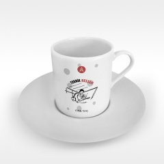 Kişiye Özel Mesleki Teknik Ressam Türk Kahvesi Fincanı - 2