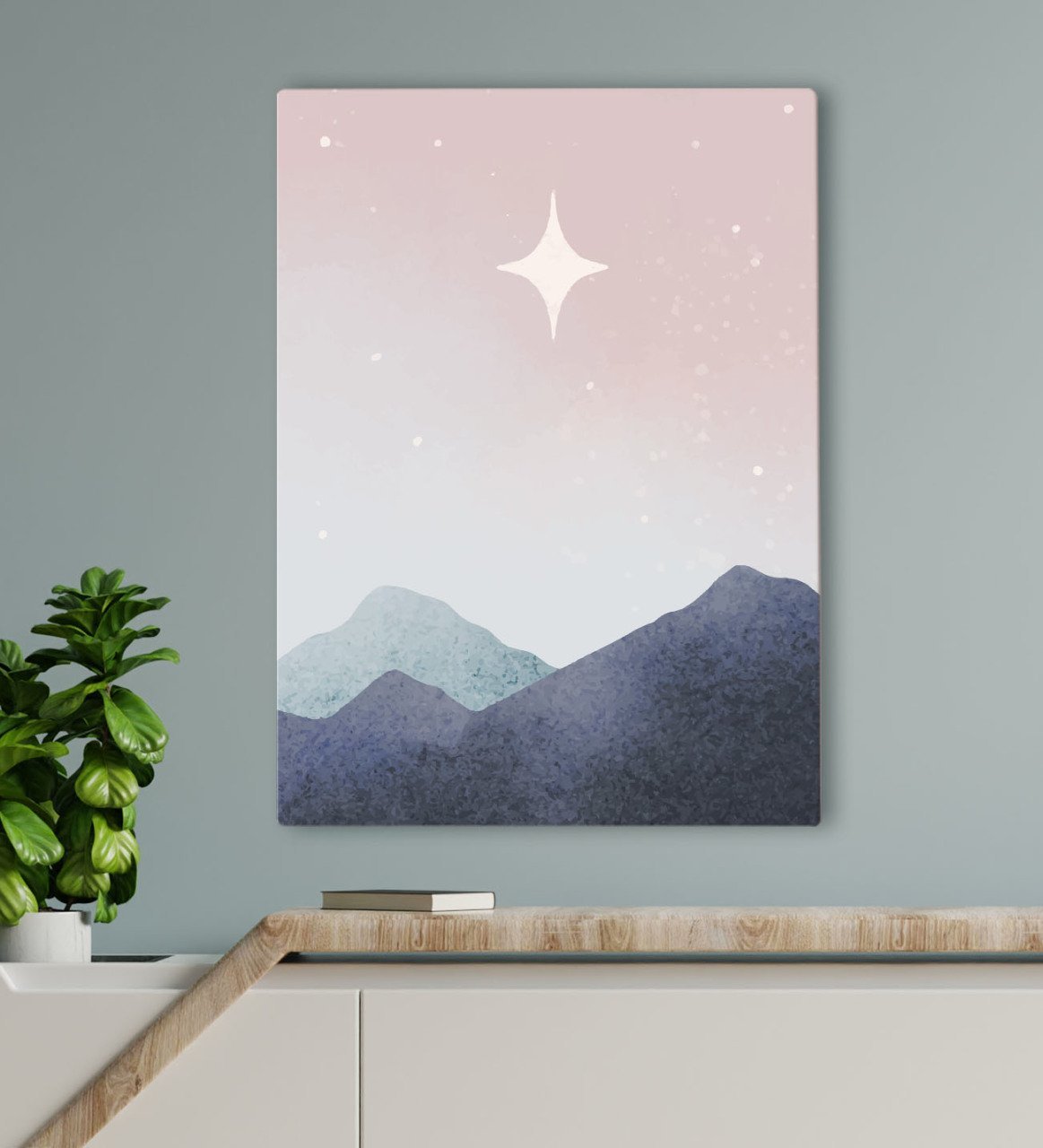 BK Gift Otel Odası Konseptli Kanvas Tablo 70x100cm-83