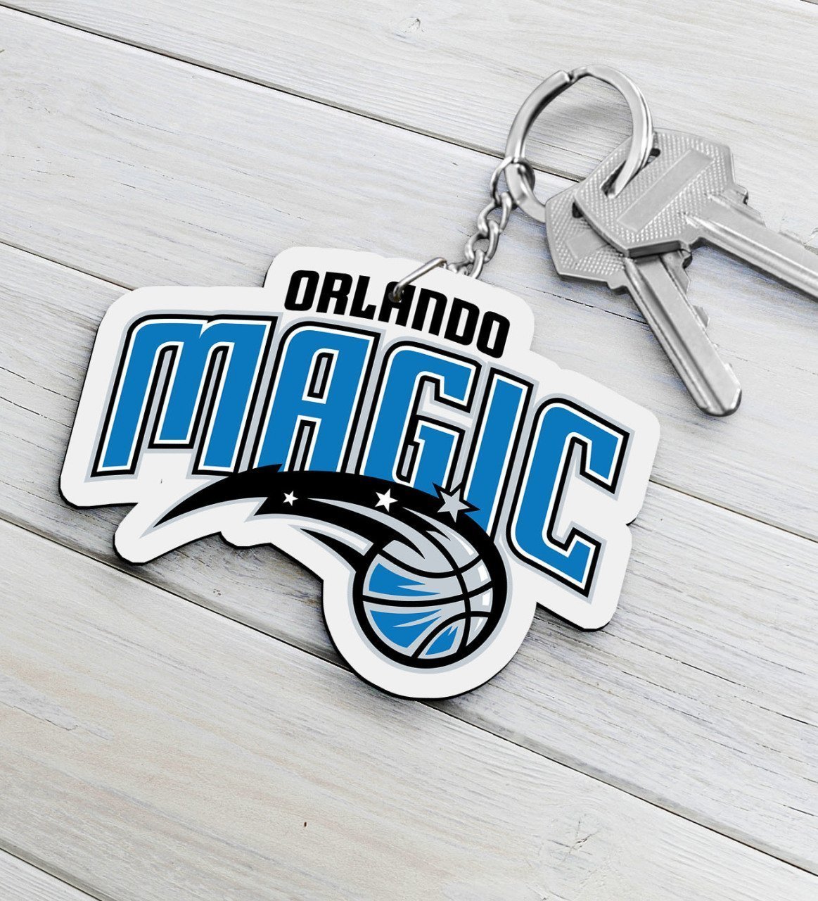 NBA Orlando Magic Ahşap Anahtarlık