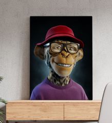 BK Gift Fantastic Tasarımlı Kanvas Tablo-45 50x70cm Ev Dekorasyonu, Ev Hediyesi