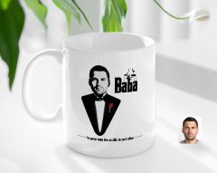 Kişiye Özel Babalar Günü Hediyesi Godfather Baba Tasarımlı Kupa Bardak-6