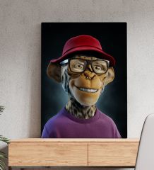 BK Gift Fantastic Tasarımlı Kanvas Tablo-45 70x100cm Ev Dekorasyonu, Ev Hediyesi