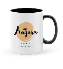 Kişiye Özel Angara Bebesi Siyah Kupa Bardak - 4