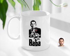 Kişiye Özel Babalar Günü Hediyesi Godfather Baba Tasarımlı Kupa Bardak-2
