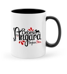 Kişiye Özel Angara Bebesi Siyah Kupa Bardak - 1