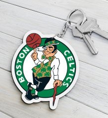 NBA Boston Celtics Ahşap Anahtarlık
