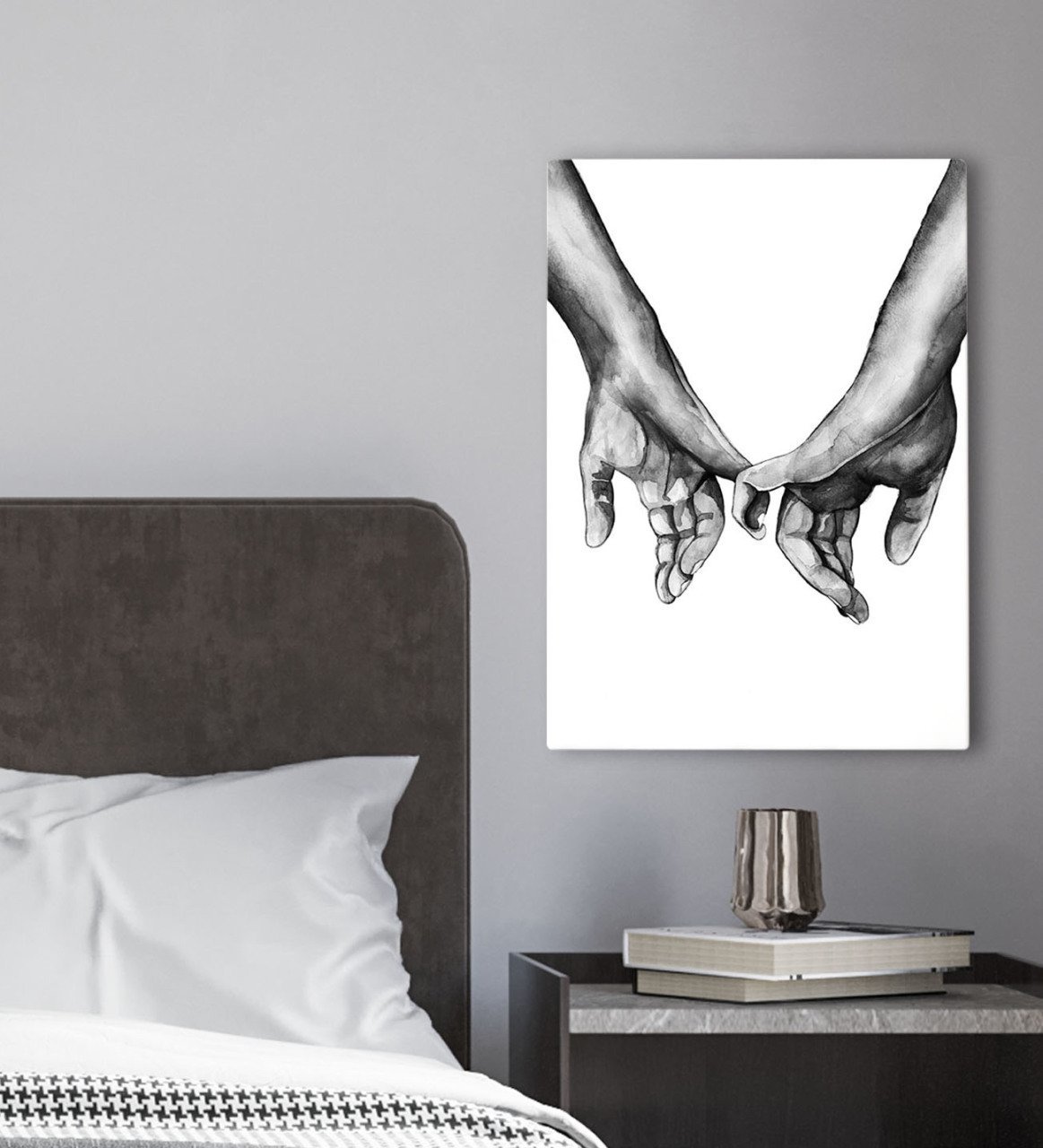 BK Gift Yatak Odası Konseptli Kanvas Tablo 30x50cm-9