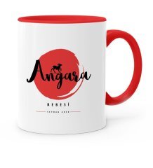 Kişiye Özel Angara Bebesi Kırmızı Kupa Bardak - 4