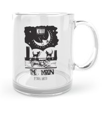 Kişiye Özel Tarot The Moon (Ay) Cam Kupa Bardak